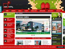 Tablet Screenshot of metr2reality.cz